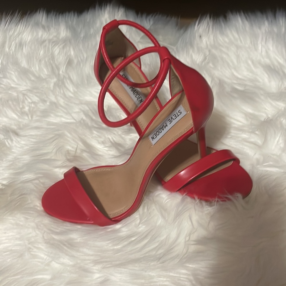 Steve Madden SOPHI sexy red 🔥hot 👡❤️ - Picture 8 of 10